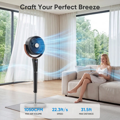 ComfortWave Remote Oscillating Fan