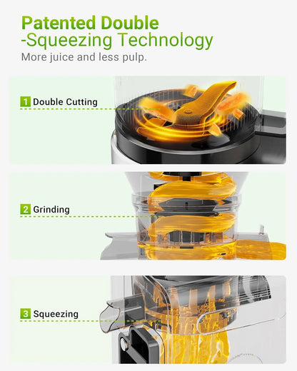 High Yield Slow Press Juice Extractor