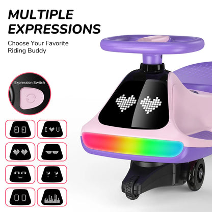 Complete Light-Up Music Ride Car