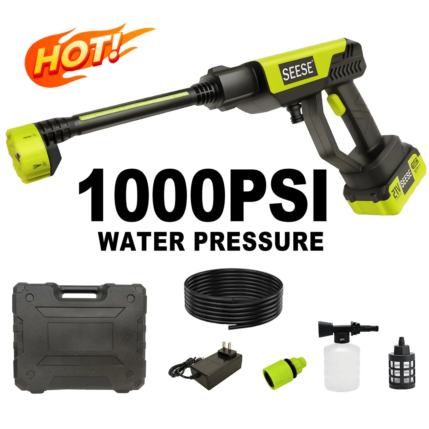 Premium Cordless Outdoor Wash Kit