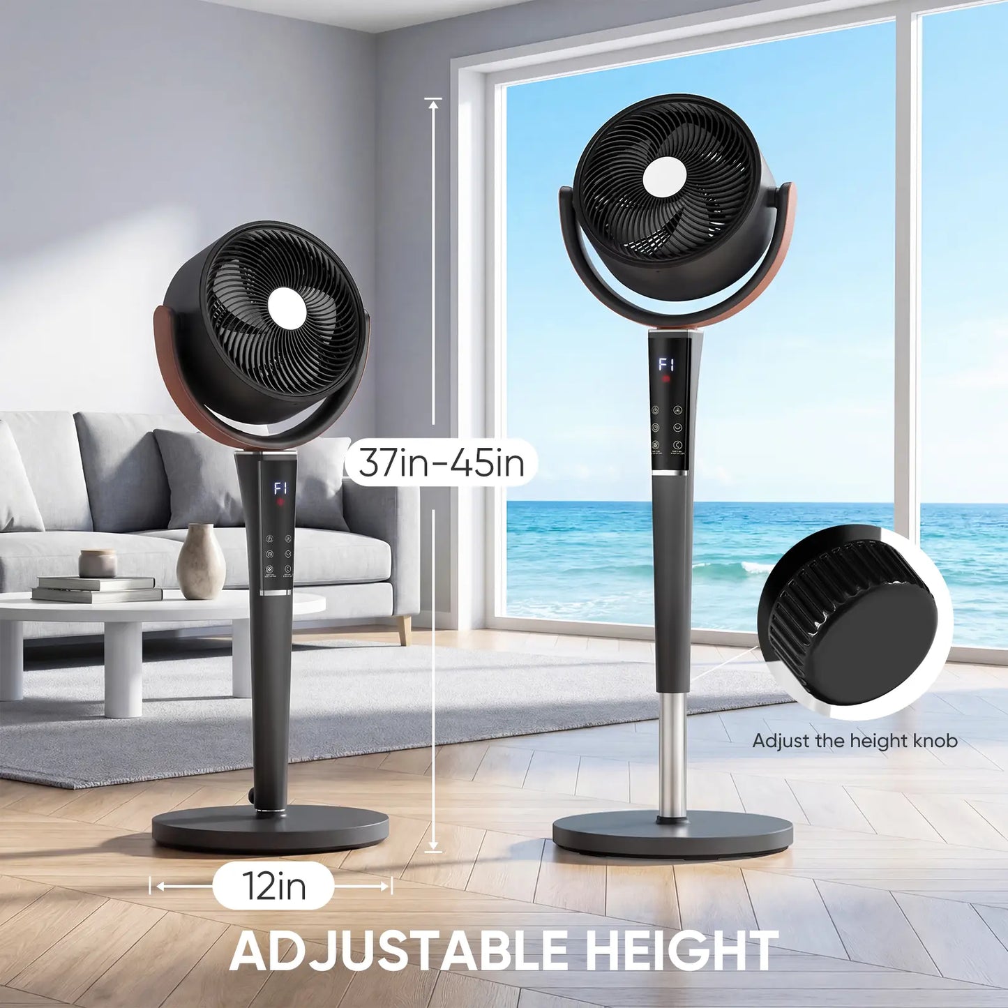 ComfortWave Remote Oscillating Fan