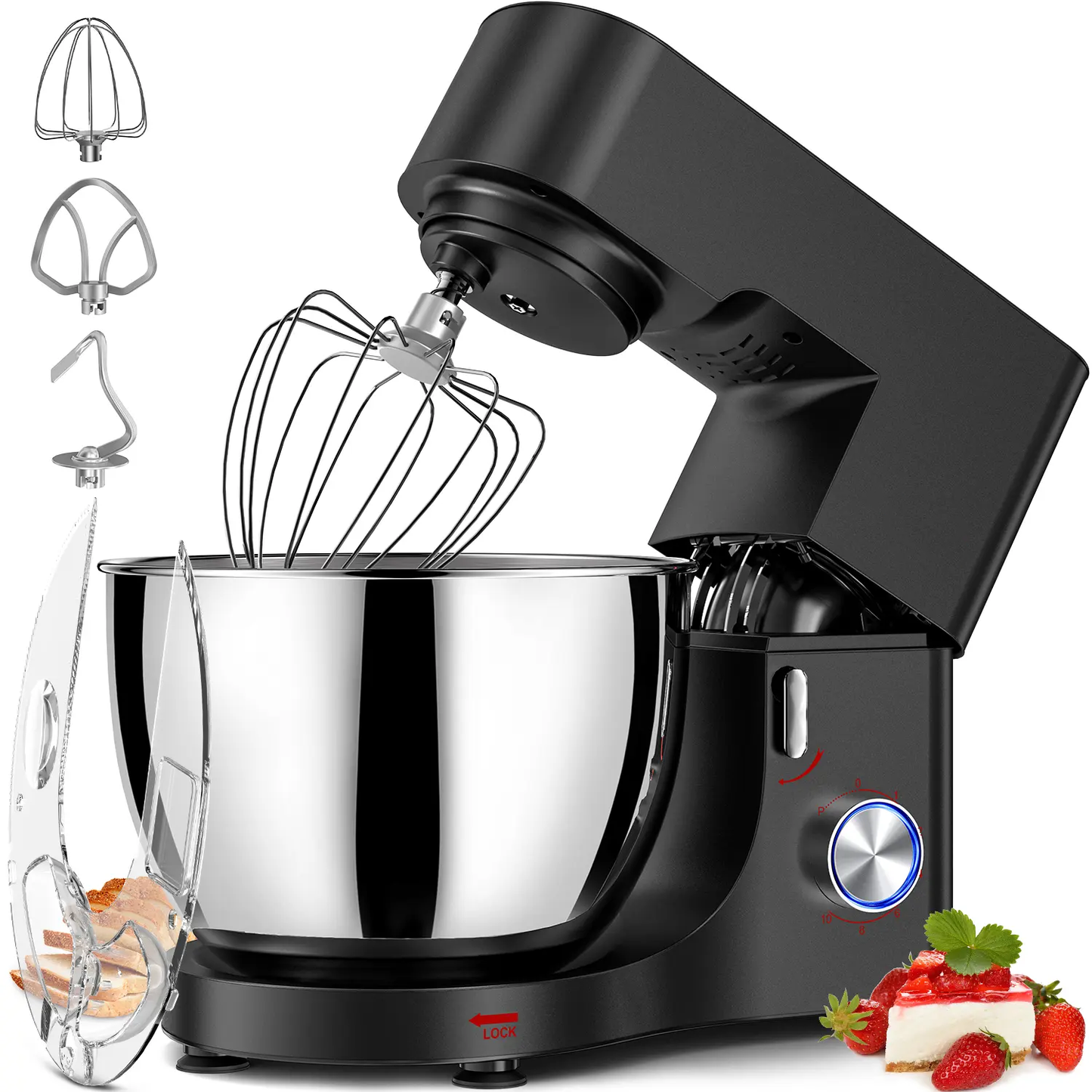 MaxMix 9.5Qt Ultimate Kitchen Stand Mixer