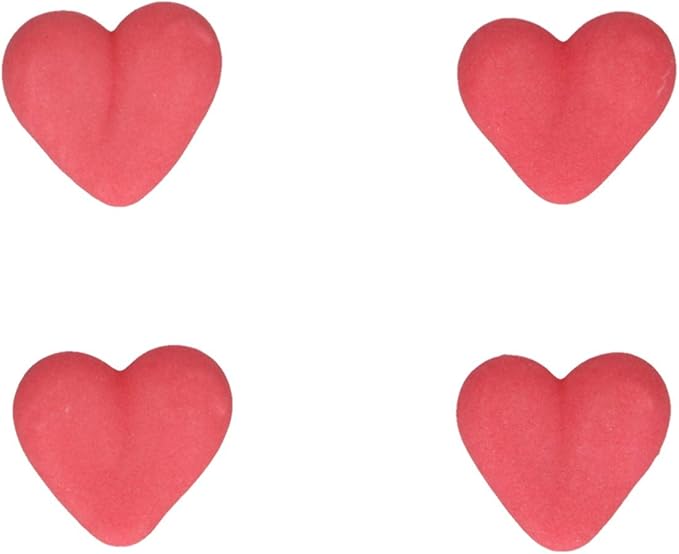 Sugar Decorations Heart Red