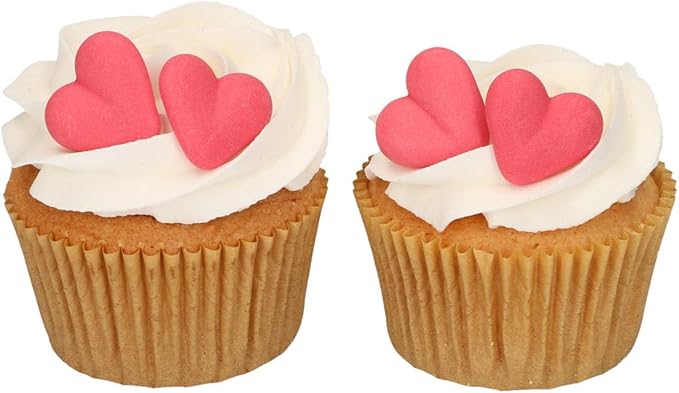 Sugar Decorations Heart Red