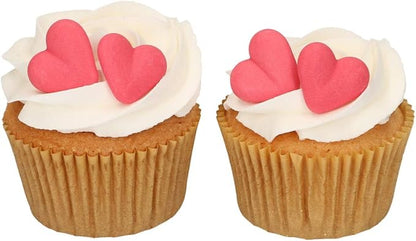 Sugar Decorations Heart Red