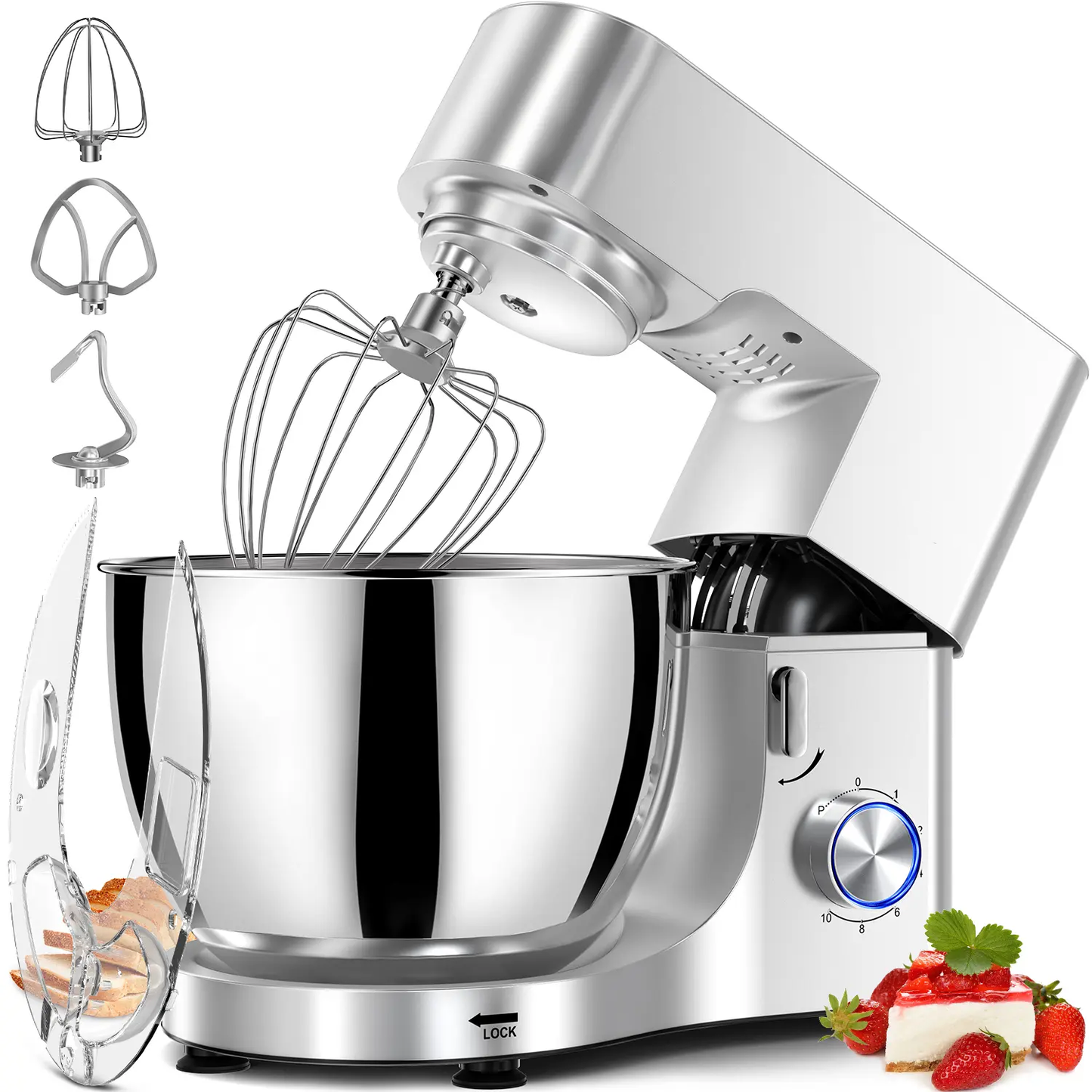 MaxMix 9.5Qt Ultimate Kitchen Stand Mixer