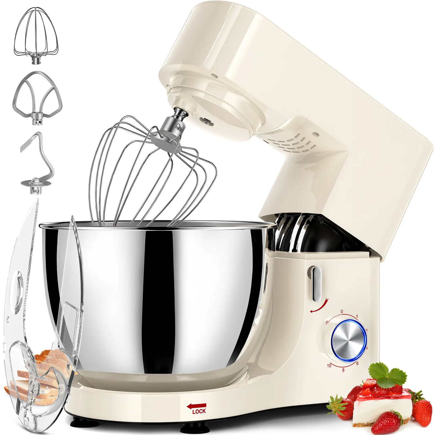 MaxMix 9.5Qt Ultimate Kitchen Stand Mixer