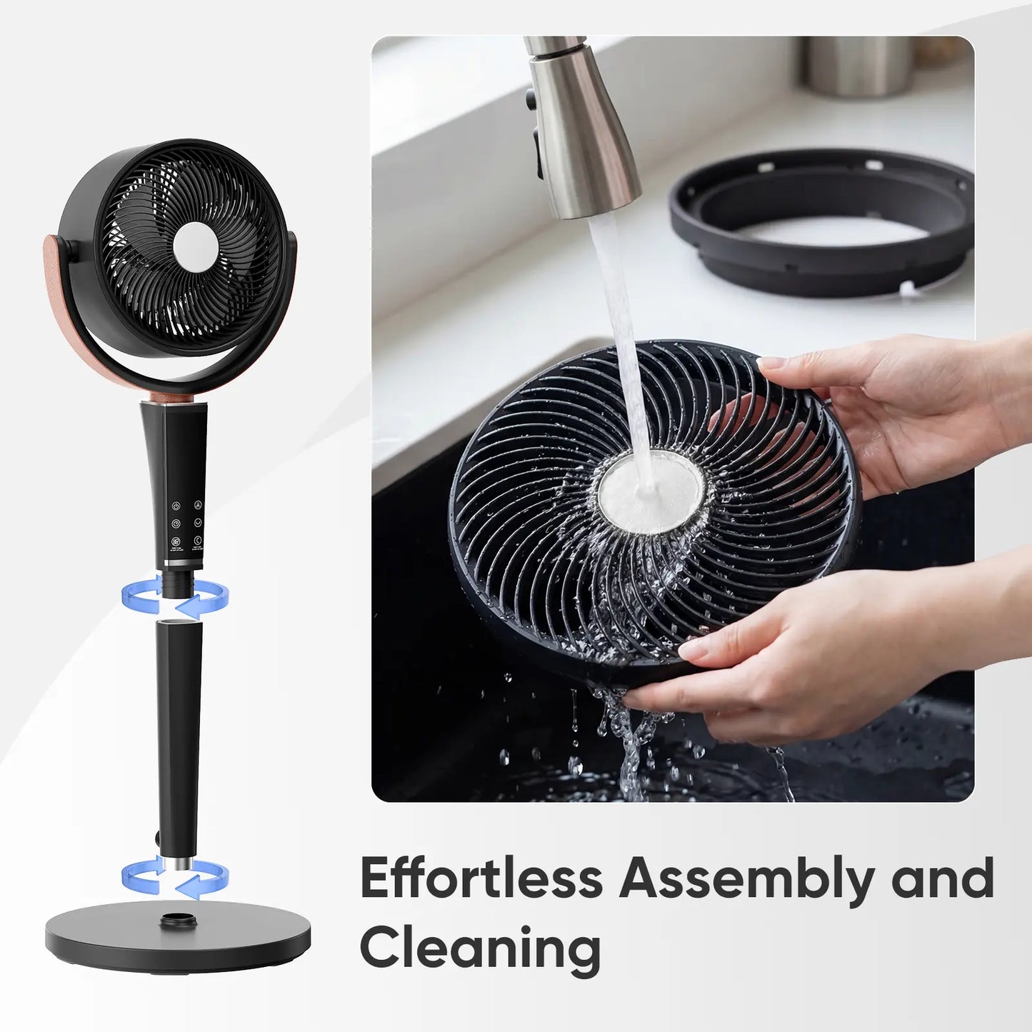 ComfortWave Remote Oscillating Fan