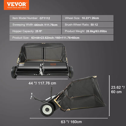 Advanced 21-Inch Lawn Cleanup Sweeper