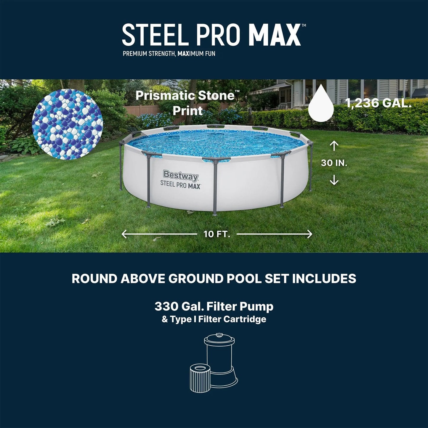 DuraFrame Backyard Pool Starter Set