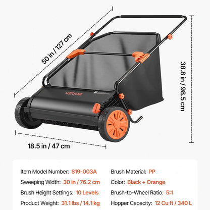 Advanced 21-Inch Lawn Cleanup Sweeper