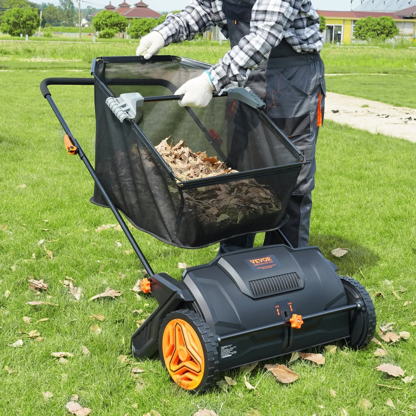 Advanced 21-Inch Lawn Cleanup Sweeper