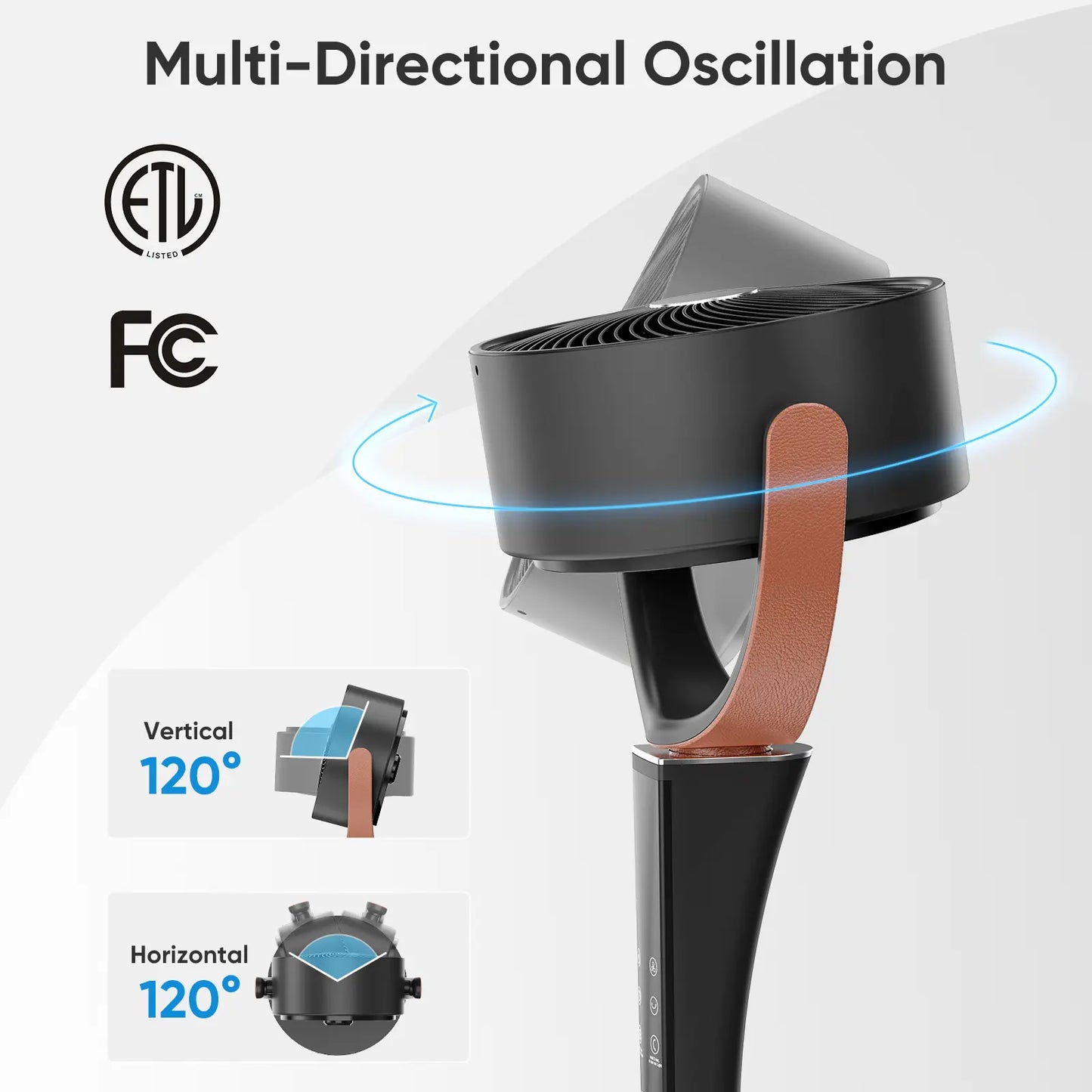 ComfortWave Remote Oscillating Fan